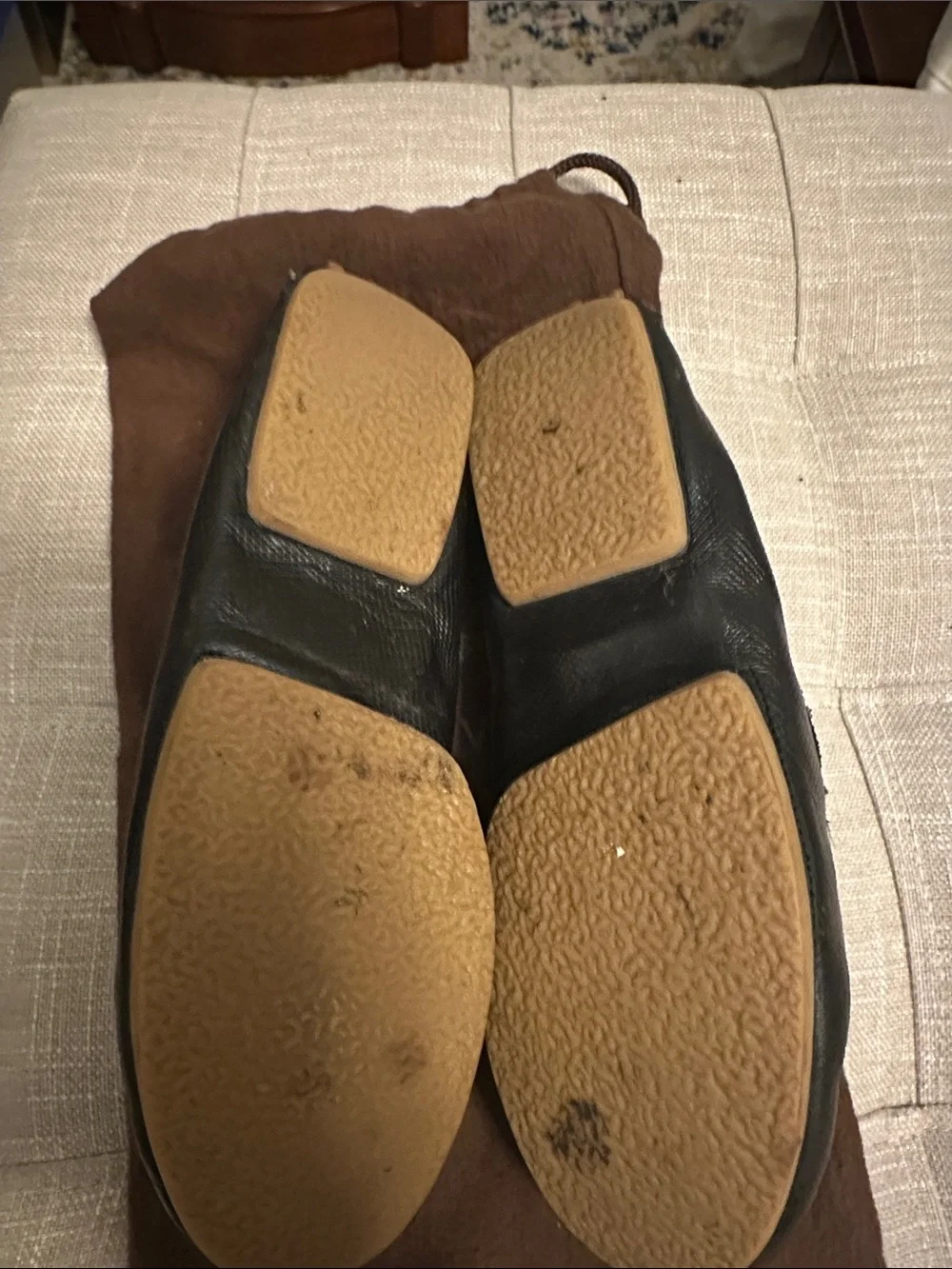 Bottega Veneta Black Leather Mocassin Driving Loafer Size 7 Euro 37 - Picture 4 of 5